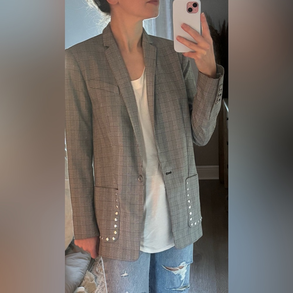 Michael Kors Menswear Blazer w/ Studded Pockets